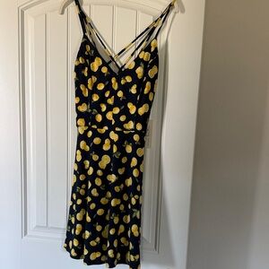 Nine Britton Lemon Print Mini Dress